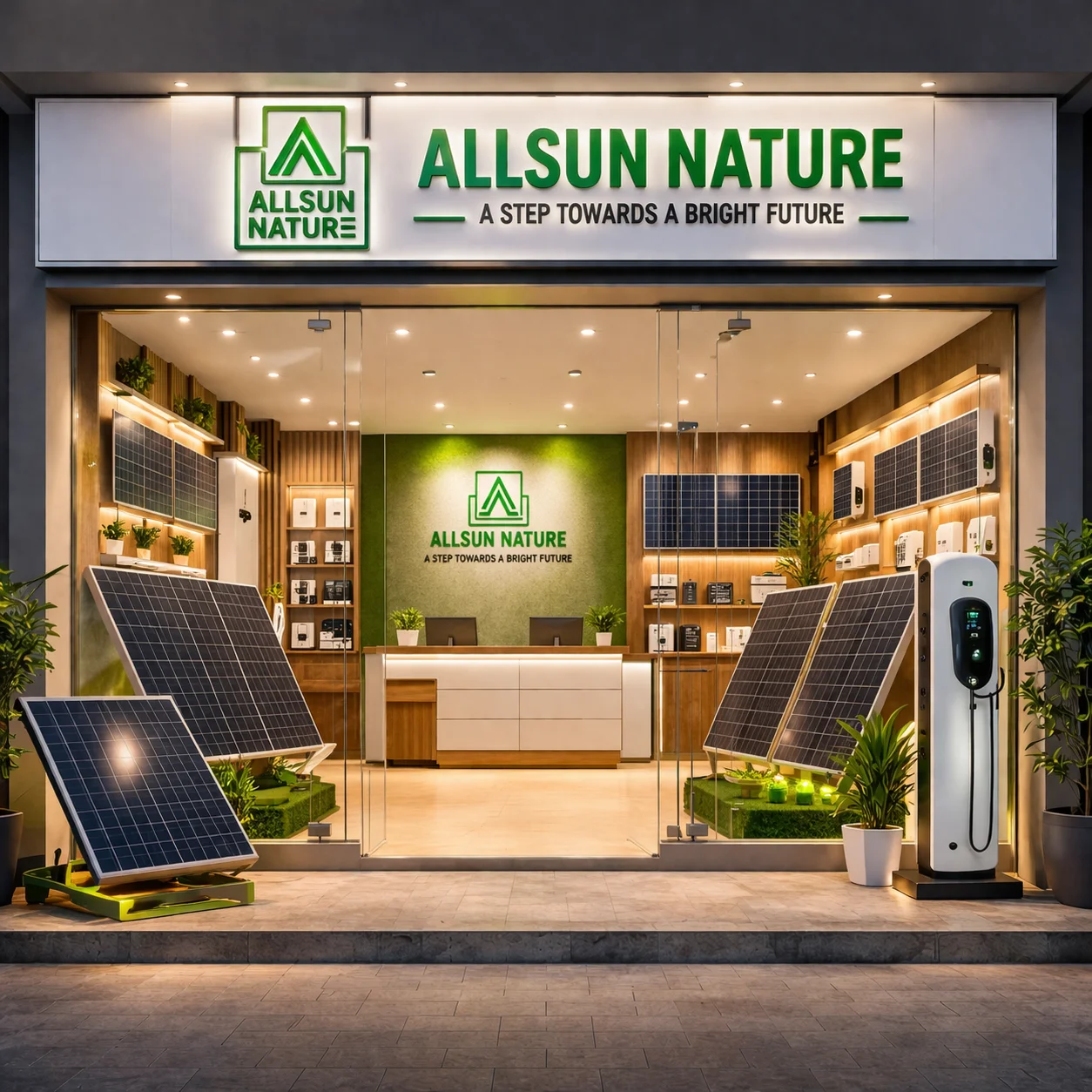 Allsun Nature solar franchise store and renewable energy business opportunity