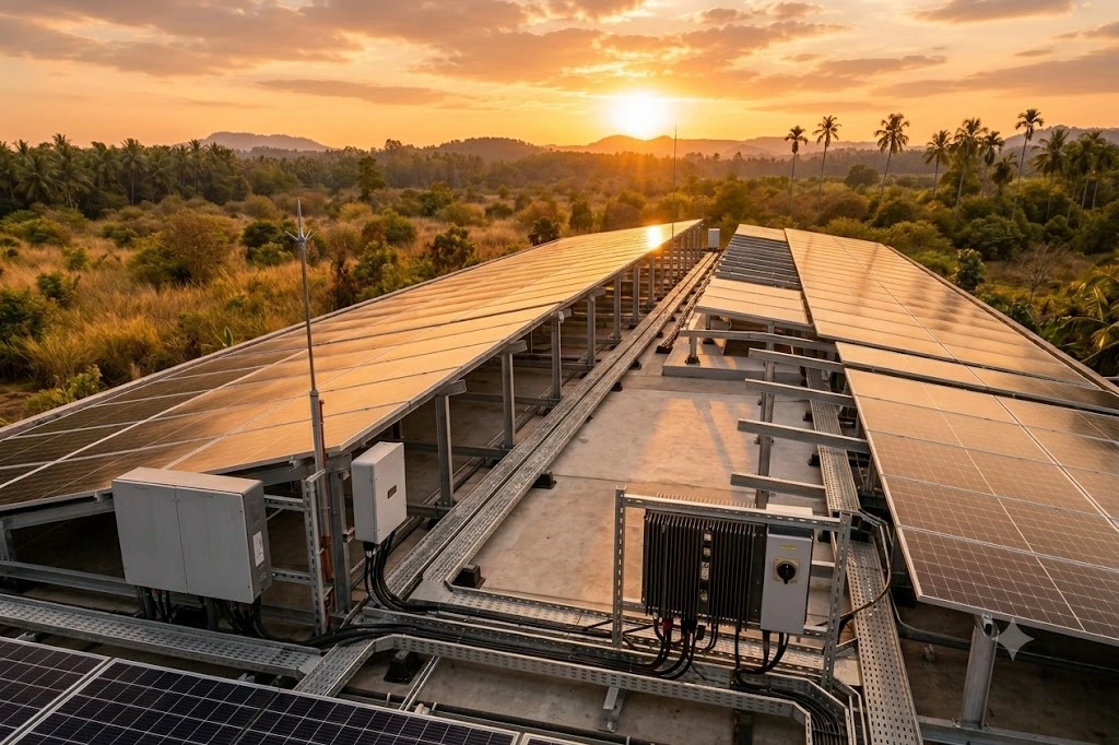 Industrial Solar Installation in Kerala