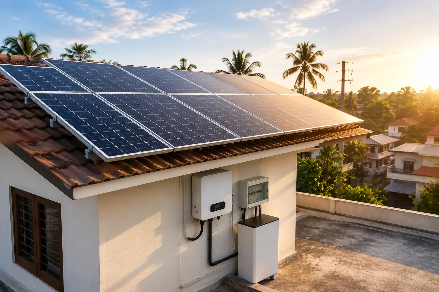 Hybrid Solar System in Kerala
